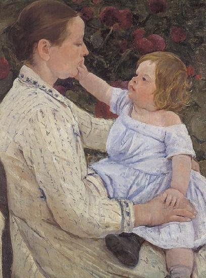 Mary Cassatt The Child's Caress oil painting picture